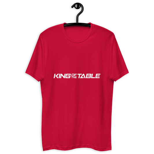 "King of the Table" Fitted Men's T-shirt